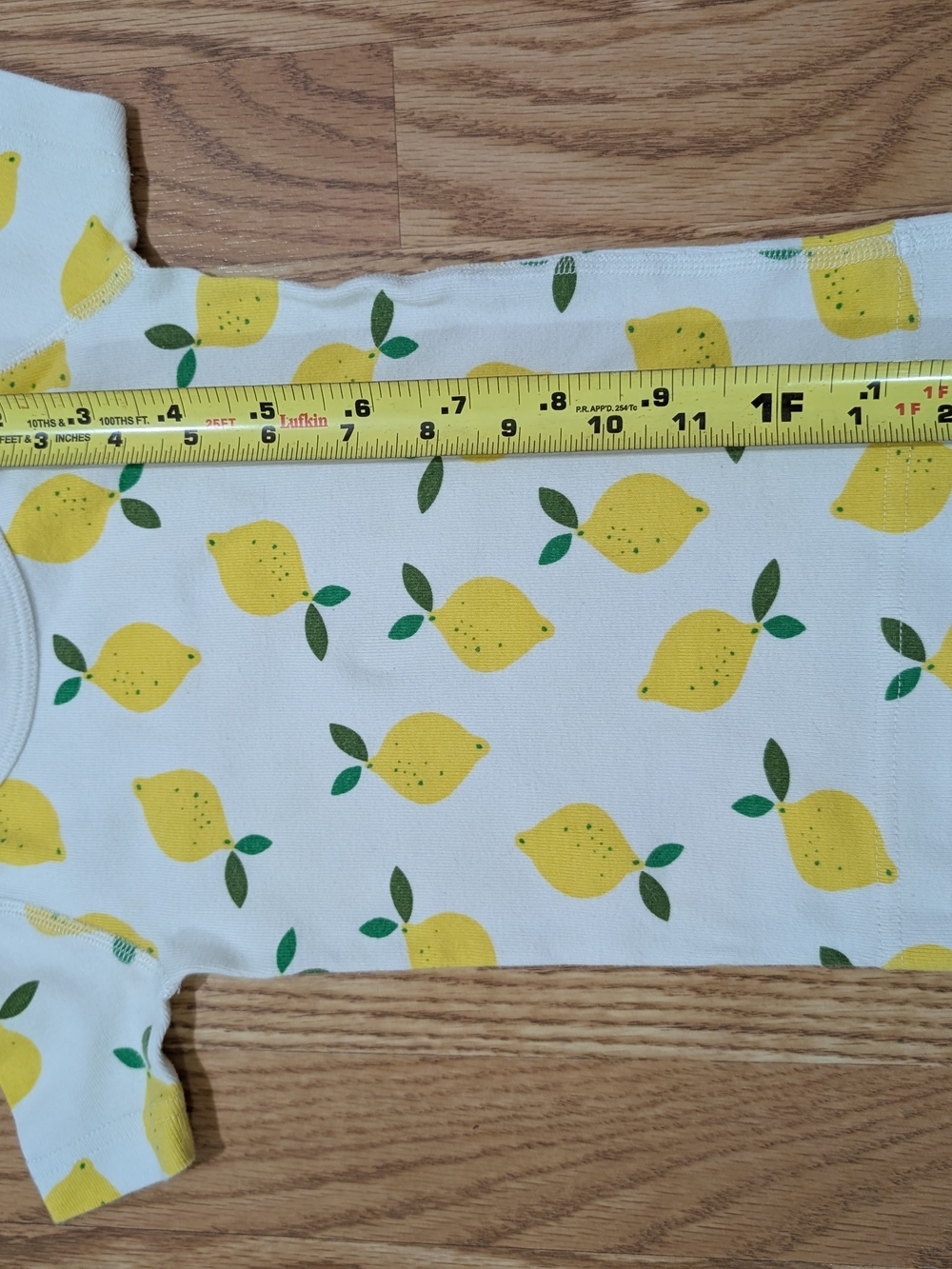 Hanna Andersson Lemon Short Sleeve Pajama Set 80/85 2T Organic Cotton - Picture 11 of 11